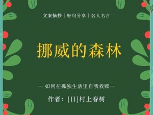 挪威的森林截取的小视频原声 4 分钟，有何用？怎样用？为何要用？