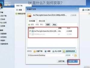 bt 是什么？如何获取？