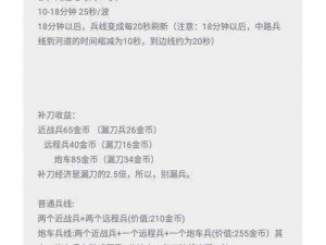 如何在没有队友的情况下，通过补刀第一波兵线获得金币？开局第一波兵线，你了解多少？