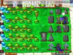 九五版植物大战僵尸 5-9 关怎么过？巧用道具和策略轻松应对