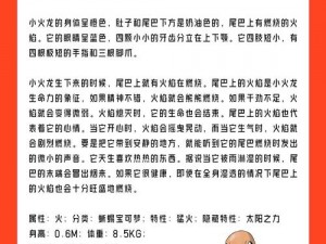 小火龙性格选择推荐：根据实事信息，带你了解宝可梦的性格奥秘