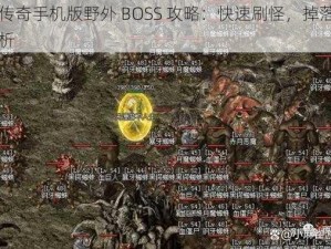 热血传奇手机版野外 BOSS 攻略：快速刷怪，掉落物品全解析