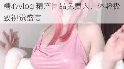 糖心vlog 精产国品免费入,体验极致视觉盛宴