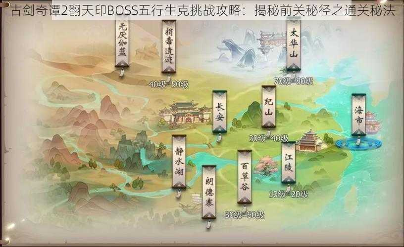 古剑奇谭2翻天印BOSS五行生克挑战攻略：揭秘前关秘径之通关秘法