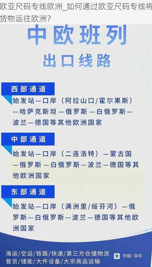 欧亚尺码专线欧洲_如何通过欧亚尺码专线将货物运往欧洲？