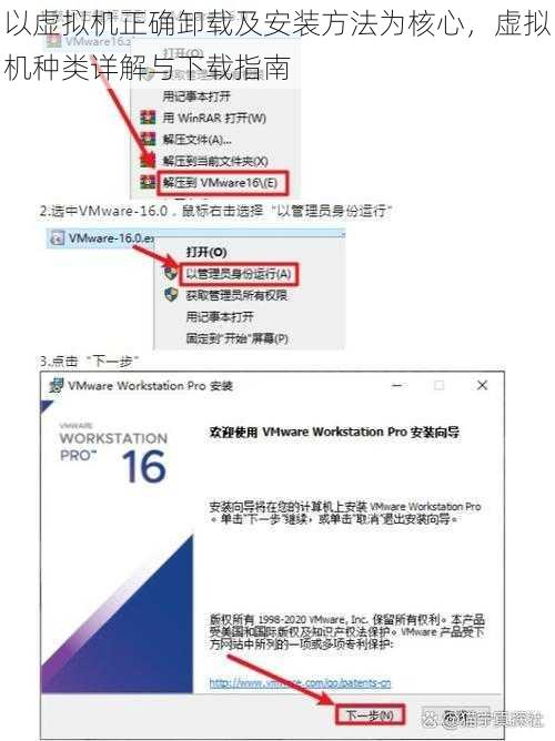 以虚拟机正确卸载及安装方法为核心，虚拟机种类详解与下载指南