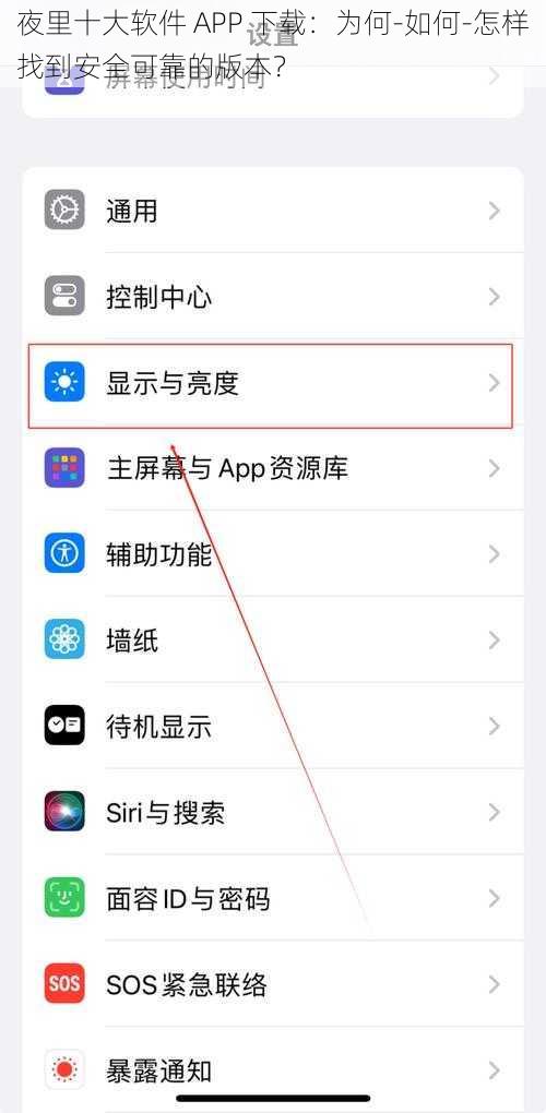 夜里十大软件 APP 下载：为何-如何-怎样找到安全可靠的版本？