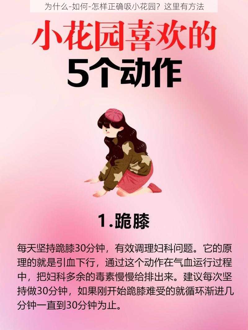 为什么-如何-怎样正确吸小花园？这里有方法