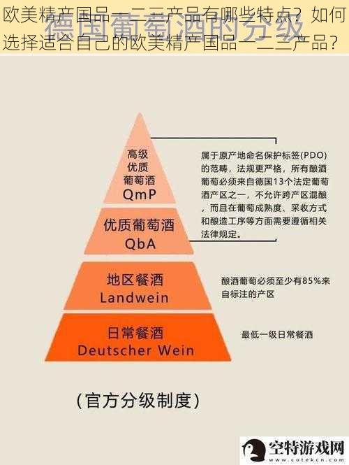 欧美精产国品一二三产品有哪些特点？如何选择适合自己的欧美精产国品一二三产品？