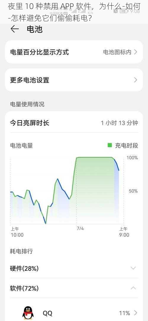 夜里 10 种禁用 APP 软件，为什么-如何-怎样避免它们偷偷耗电？