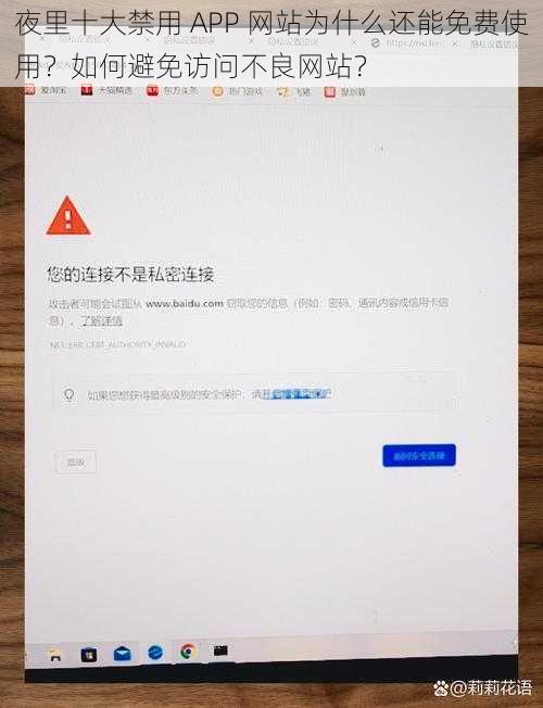 夜里十大禁用 APP 网站为什么还能免费使用？如何避免访问不良网站？