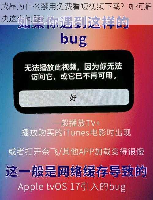 成品为什么禁用免费看短视频下载？如何解决这个问题？